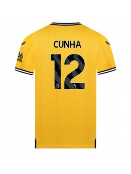 Wolves Matheus Cunha #12 Heimtrikot 2023-24 Kurzarm